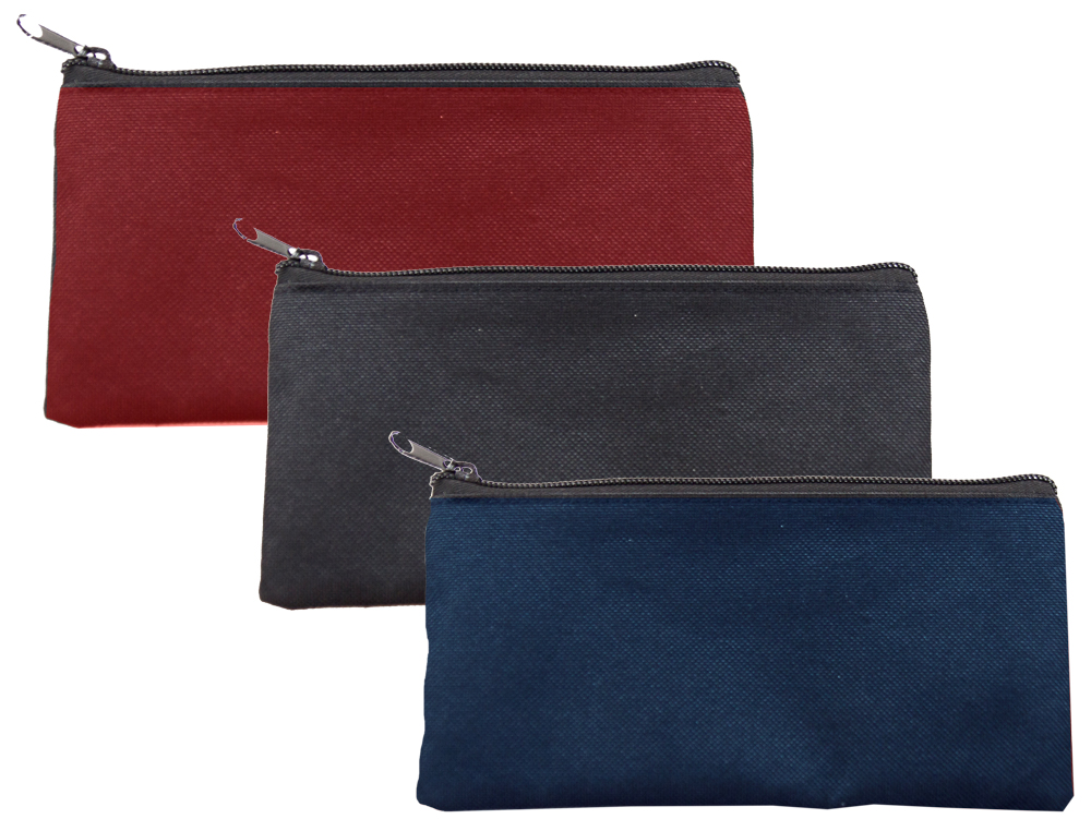 TROUSSE SCOLAIRE LIDERPAPEL PLATE FOURRE-TOUT COMPARTIMENT FERMETURE ZIP USAGE JOURNALIER 200X100MM COLORIS ASSORTIS