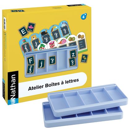 Atelier Botes  lettres pour 4 enfants