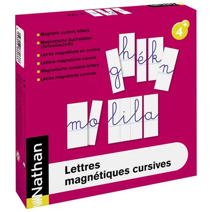 Lettres magntiques cursives
