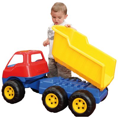 Camion benne gant  benne basculante.