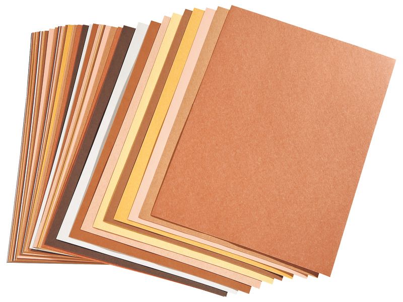 Feuilles de papier 130 g Couleurs de peau