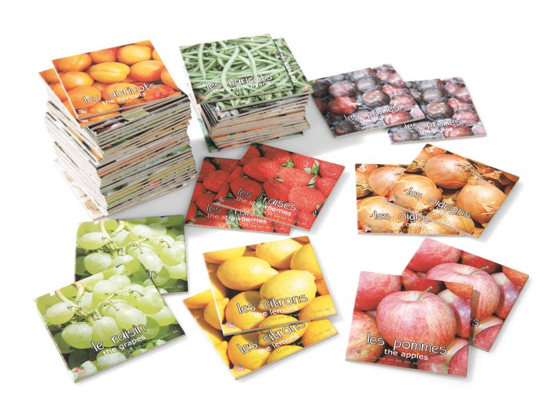 Mmo photo Fruits et lgumes- 30 Cartes plastifies: ct 6 cm.