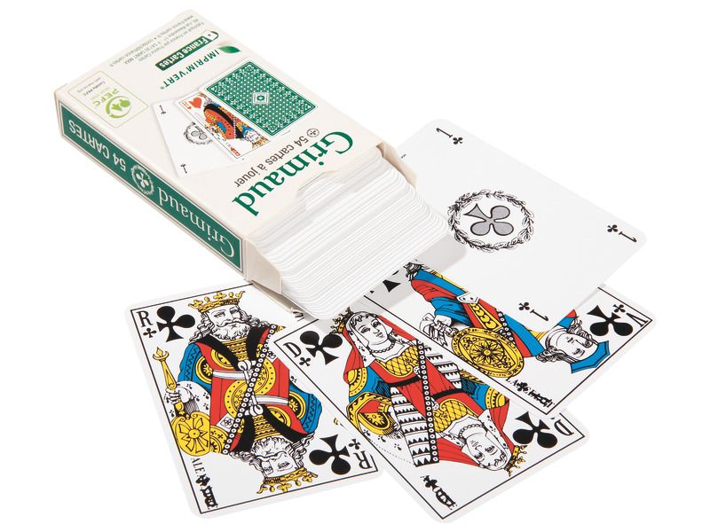 Jeu de cartes traditionnel: 54 cartes
