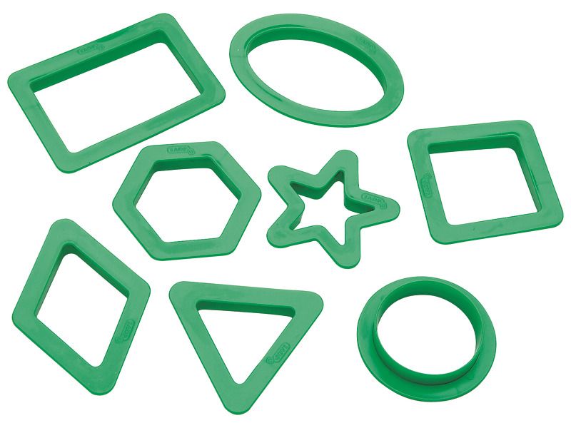 EMPORTE-PICES Formes gomtriques - Lot de 8