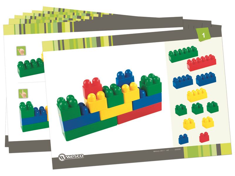 CONSTRUFICHES Briques gantes - Lot de 16