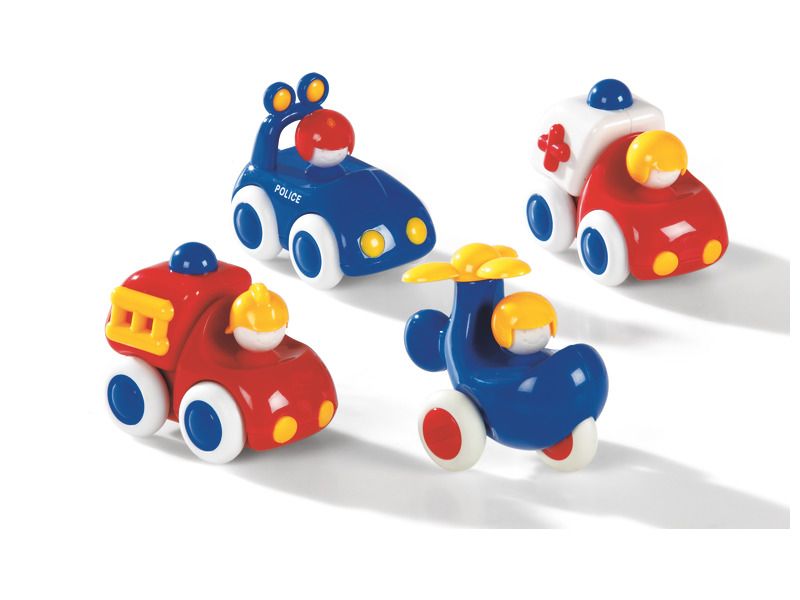 ASSORTIMENT DE VHICULES  Les urgences - Lot de 4