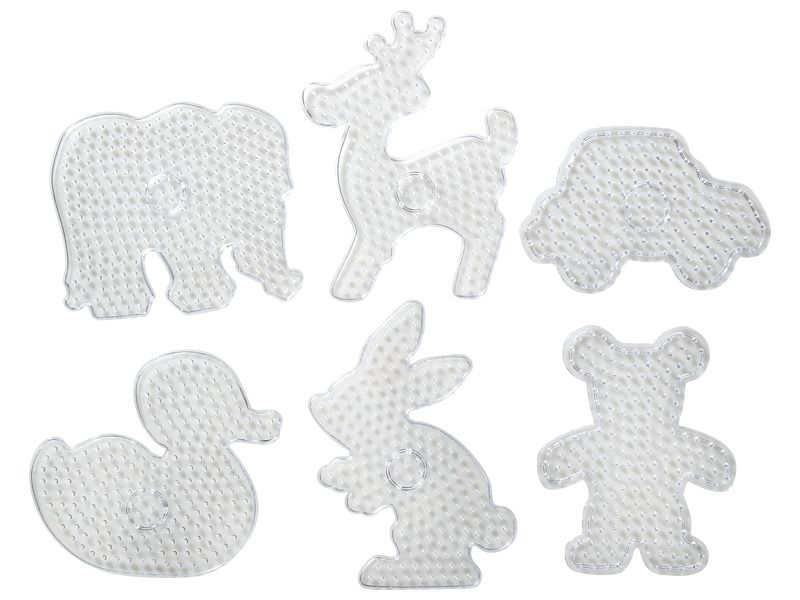 PLAQUES POUR GRANDES PERLES ( repasser) - lot de 6