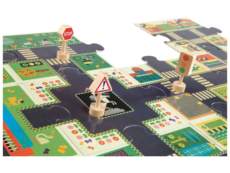 PUZZLE DE SOL GANT La ville