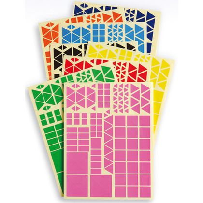 Gommettes gomtriques - Lot de 5 pochettes