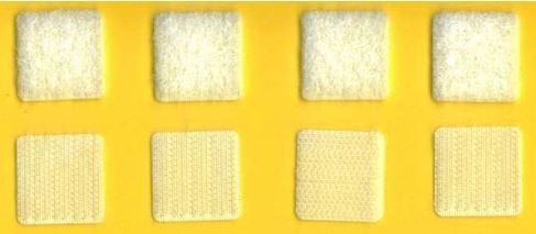 STICKY VELCRO Pastilles velcro autocollantes