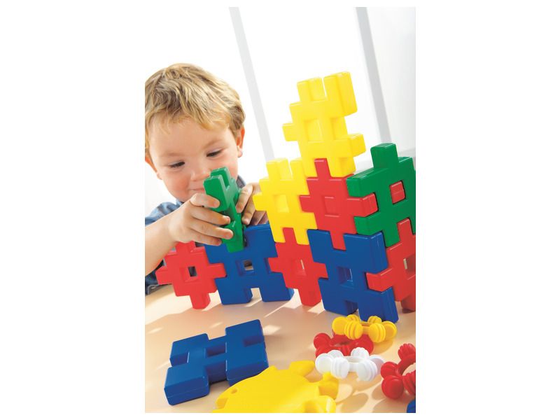 Grands blocs de construction.