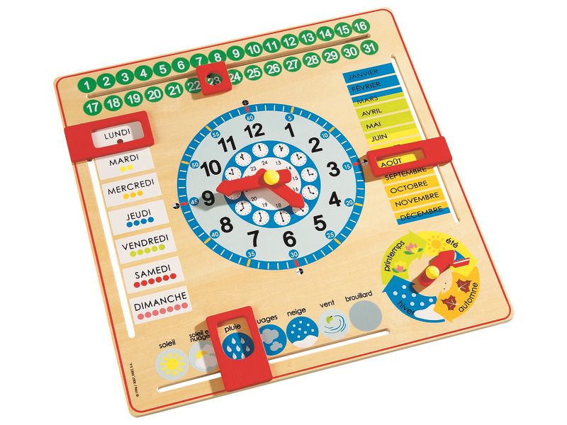 CALENDRIER HORLOGE